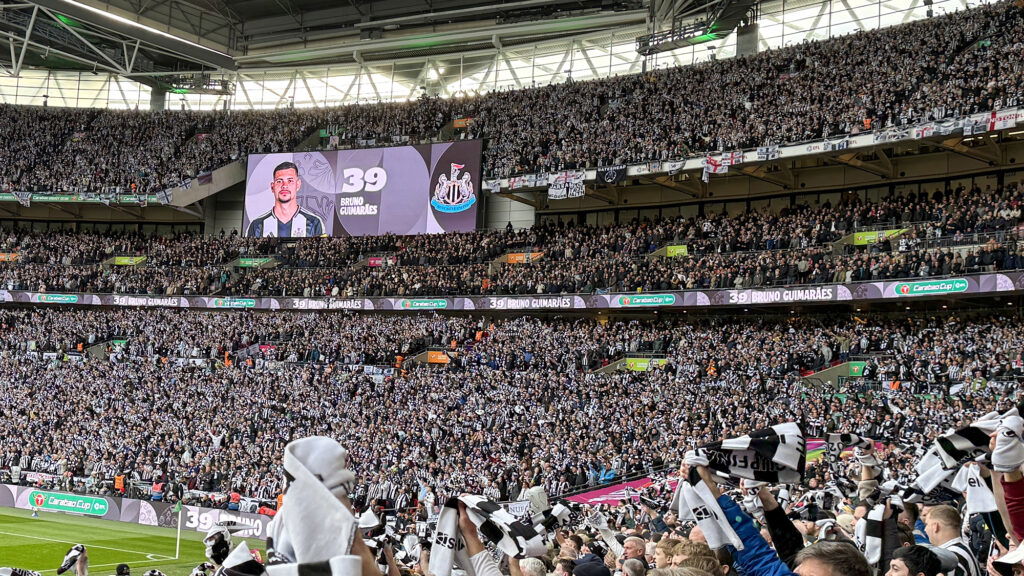 39 Bruno Guimaraes Screen Carabao Cup Newcastle