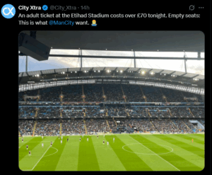 Manchester United and now Manchester City fans outrage - If you think