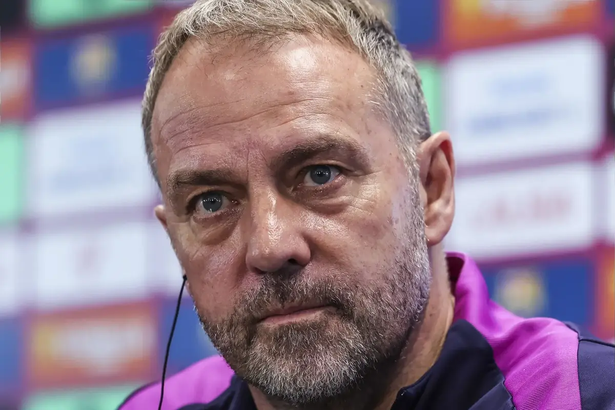 Hansi Flick reacts to drawing Newcastle United once again in Champions League draw