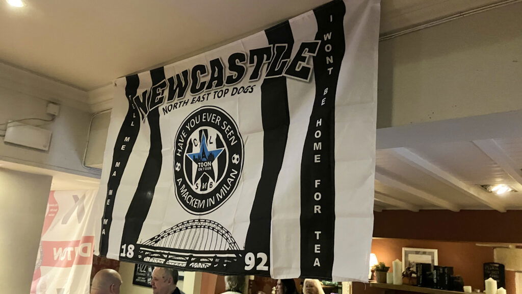 Newcastle United Flag Have You Ever Seen A Mackem In Milan