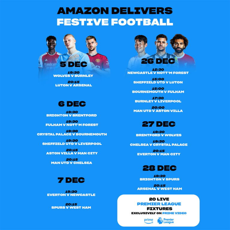 Special Offer Watch December Newcastle United matches on Amazon Prime