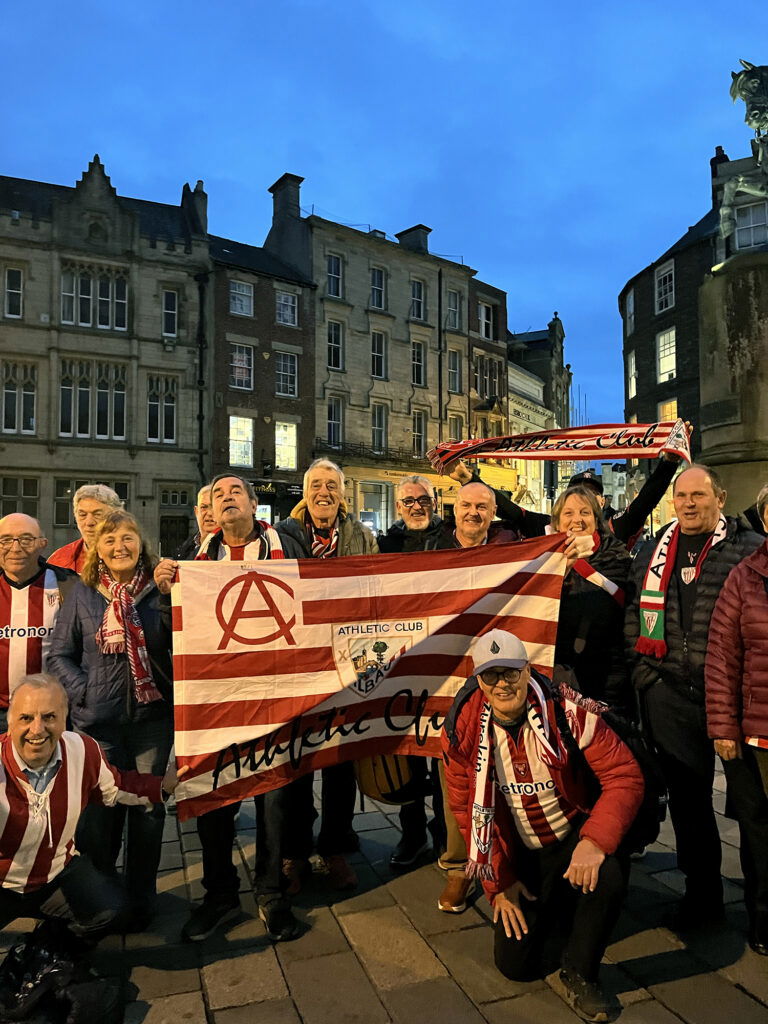Athletic Club Bilbao Fans Durham Market Place Newcastle