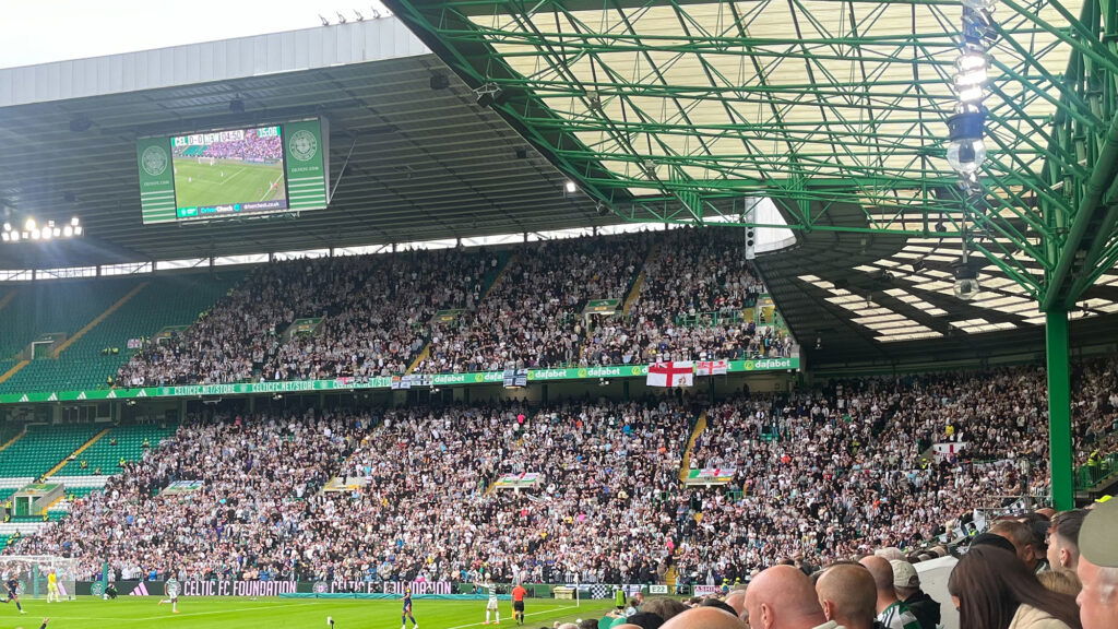 Newcastle Fans Celtic Park