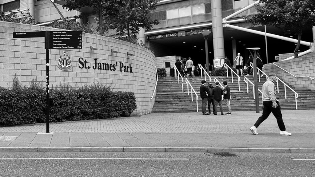 St James' Park Barrack Road