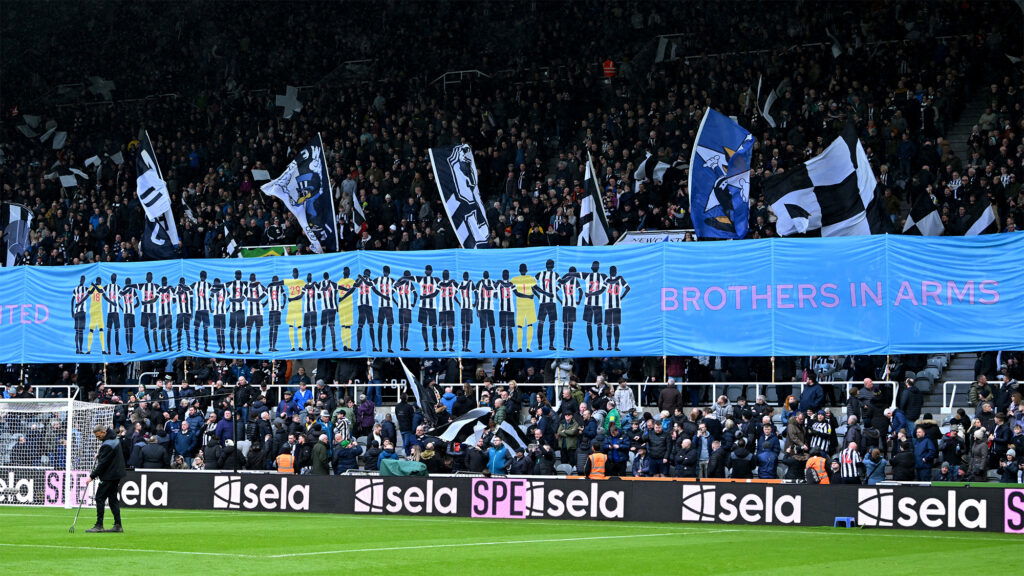 Brothers In Arms Banner Newcastle United