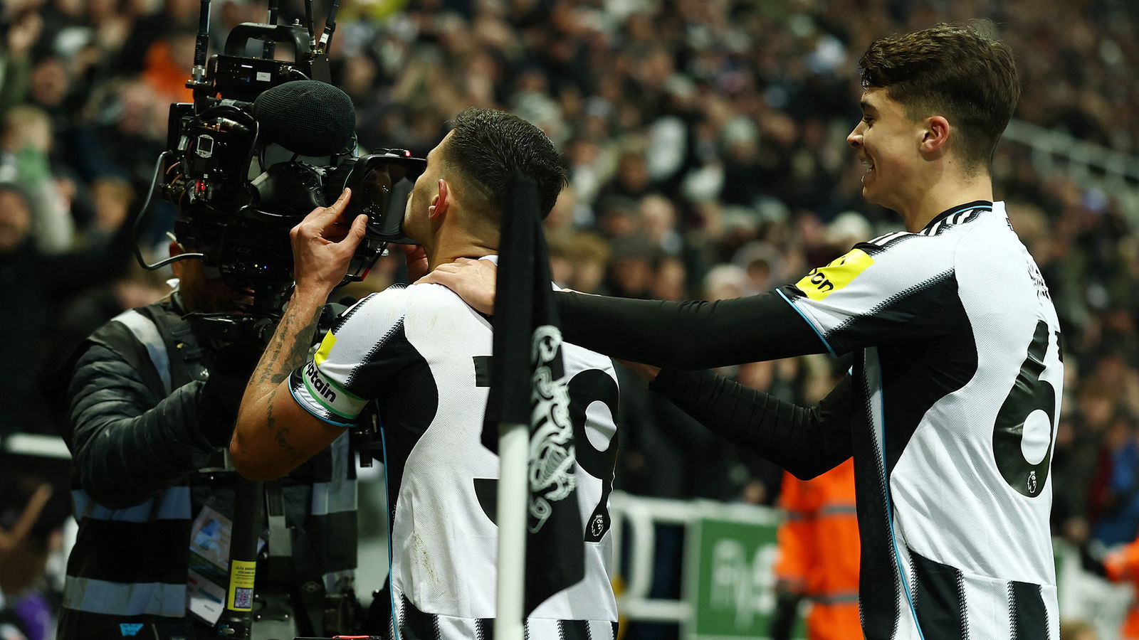 Official Match Cam footage of Newcastle 2 Crystal Palace 0 is well worth a watch