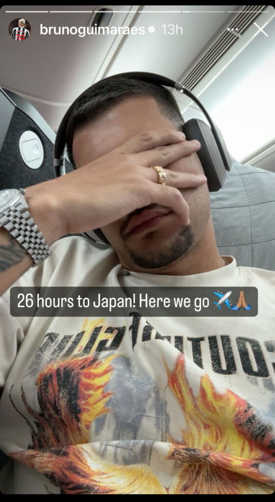 Bruno Japan flight