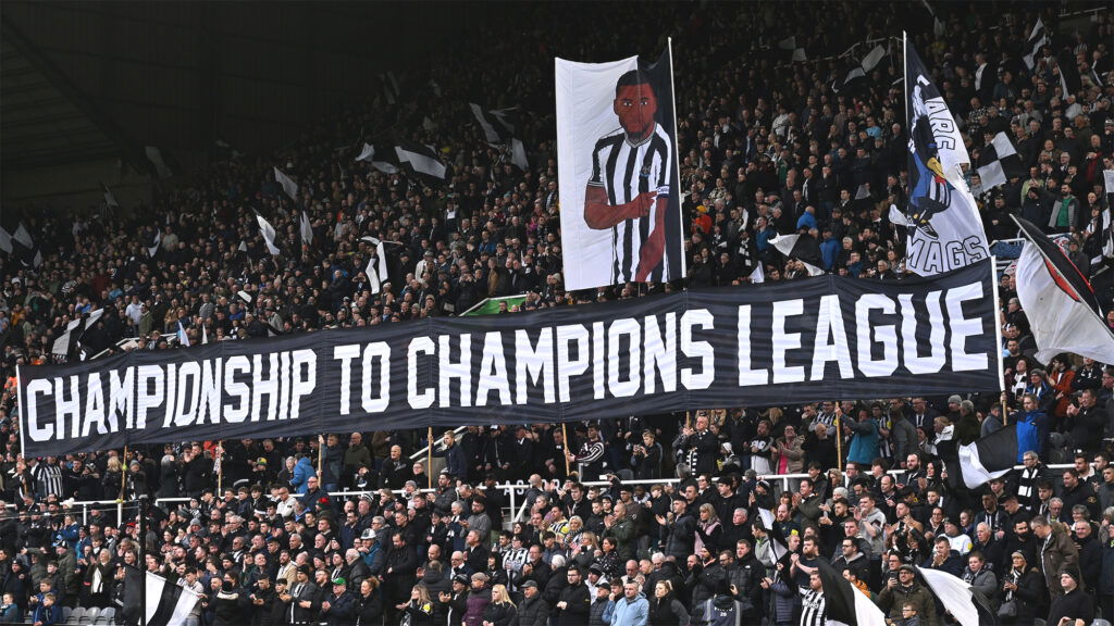 Championship To Champions League Banner