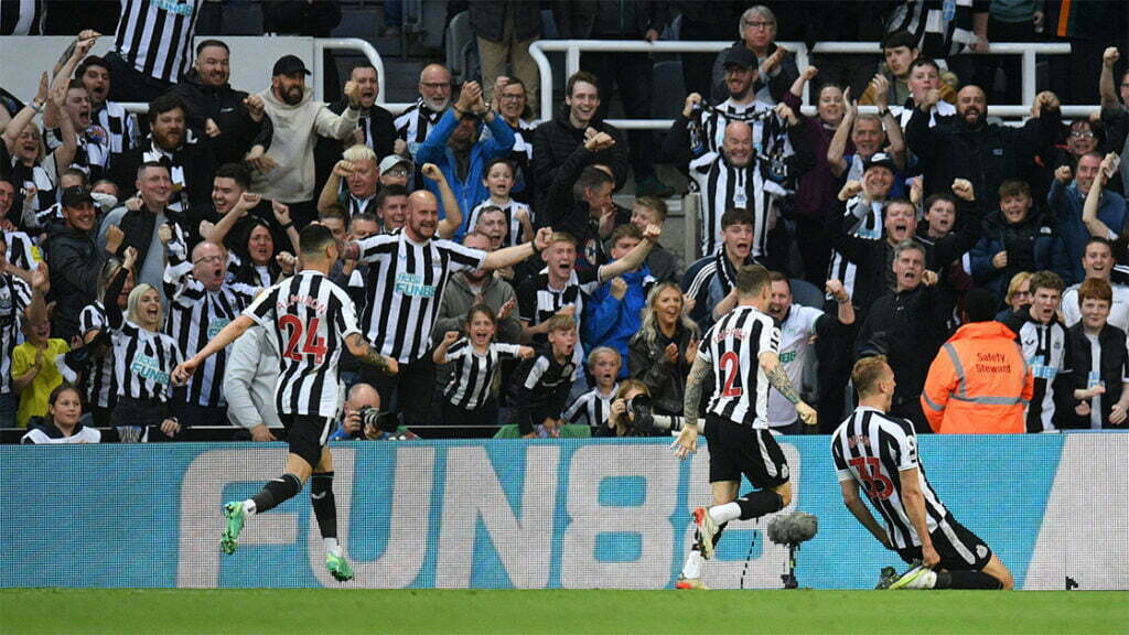 Dan Burn Goal Celebration