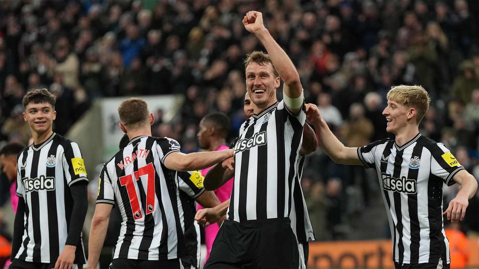 Watch official Newcastle 3 Fulham 0 match highlights here All 3 goals and THAT red card