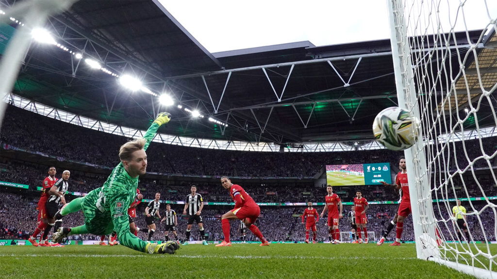 Dan Burn Goal Newcastle Liverpool Carabao Cup 2025