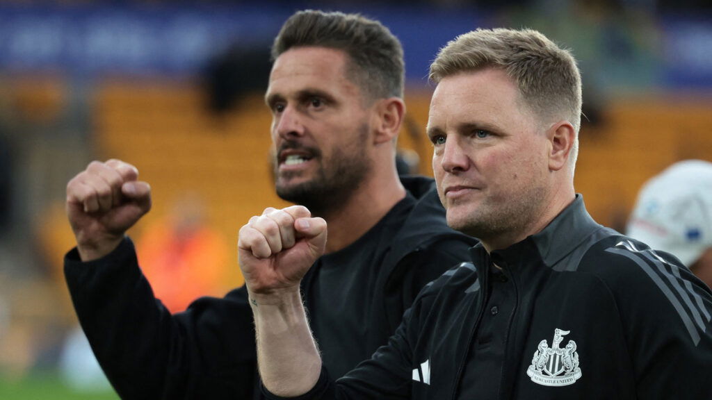 Eddie Howe Jason Tindall Newcastle