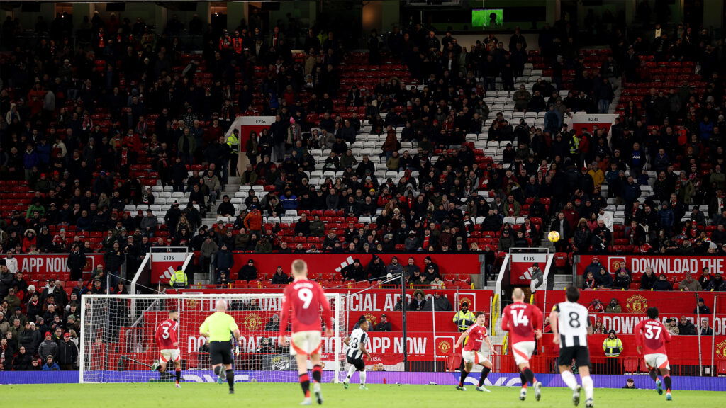 Empty Seats Old Trafford Manchester United