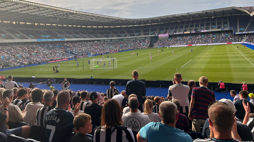Pré-temporada Newcastle United x Everton Murrayfield