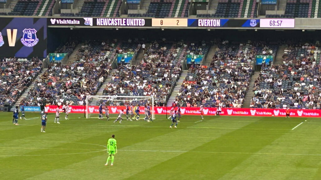 Pré-temporada Newcastle United x Everton Murrayfield