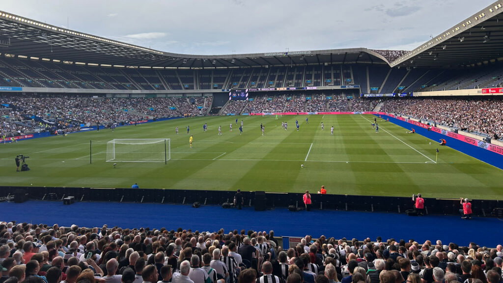 Pré-temporada Newcastle United x Everton Murrayfield