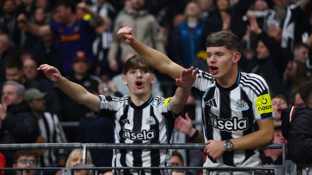 Newcastle Fans Away Bayer Leverkusen