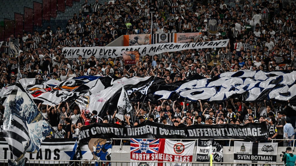 Newcastle Fans Saitama Stadium Japan