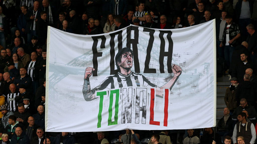 Forza Tonali Banner Newcastle Fans