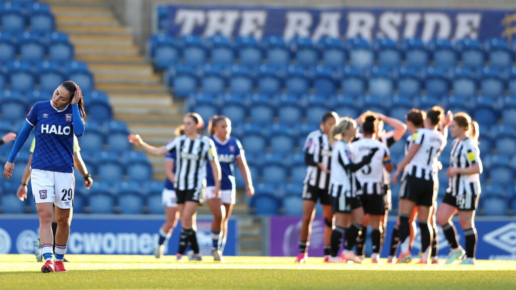 NUWFC Newcastle Womens Players Goal Celebration Ipswich