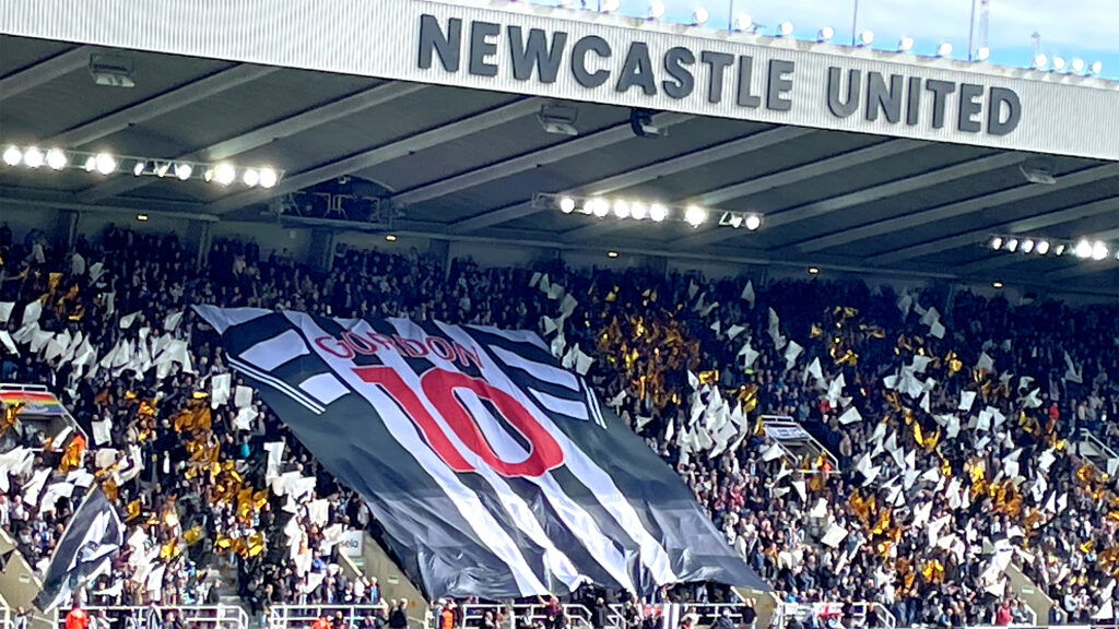 Gordon No10 Banner East Stand Newcastle