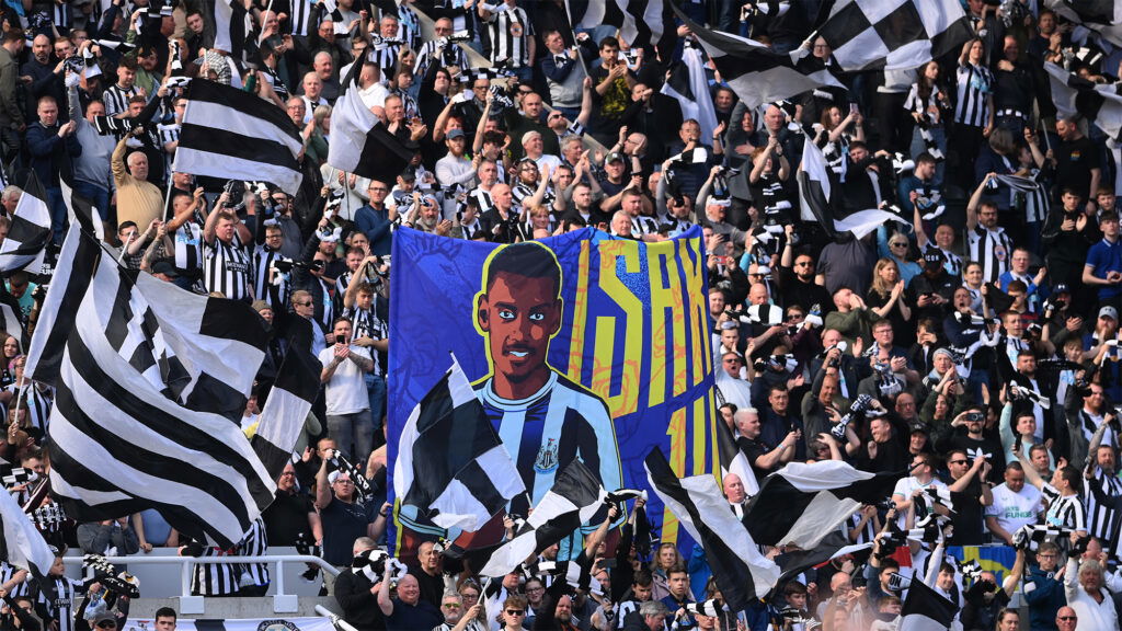 Alexander Isak Banner Newcastle United Fans