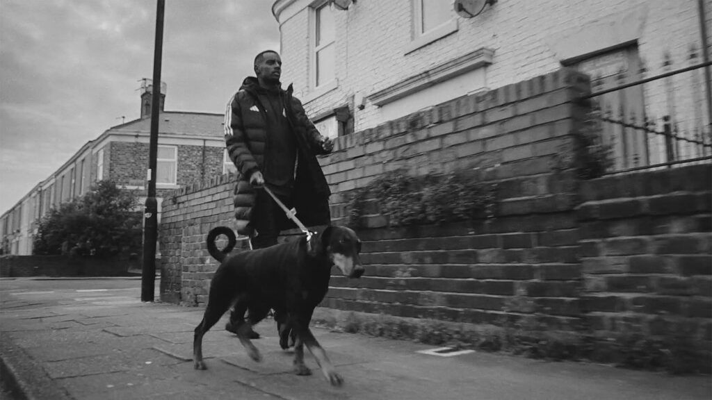 Alexander Isak With Dog Newcastle Adidas Kit Launch