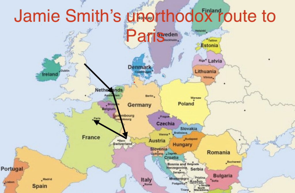 Jamie Smith Camino A París Mapa Del PSG Liga De Campeones De Newcastle