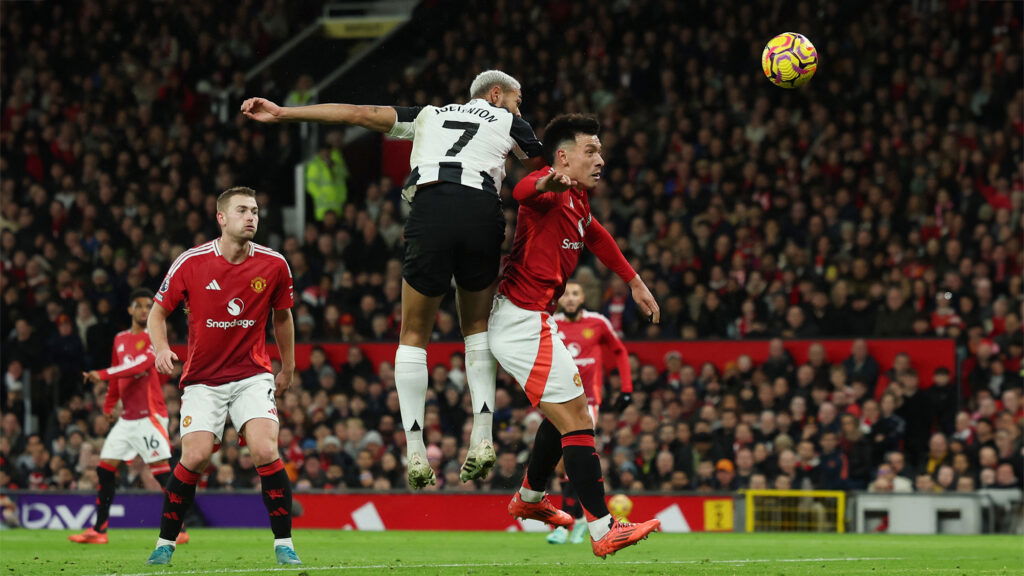 Joelinton Header Goal Manchester United Newcastle