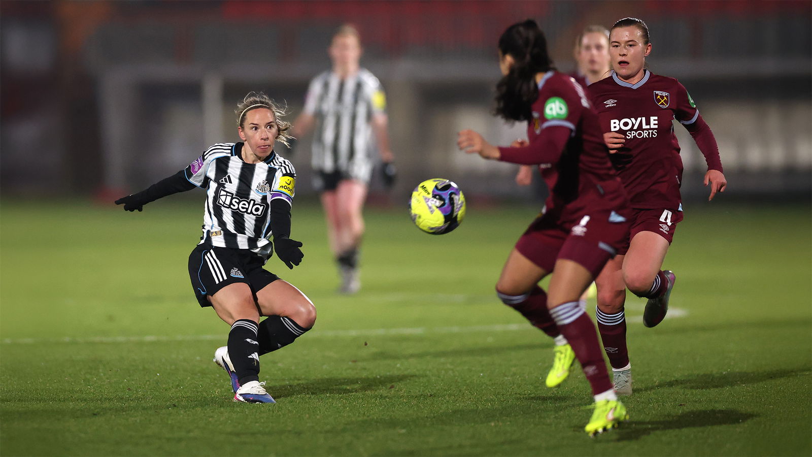 Newcastle United women’s team lose out to Super League West Ham in the cup