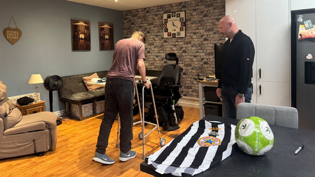 Keith Dungait Alan Shearer Move a Mile Foundation