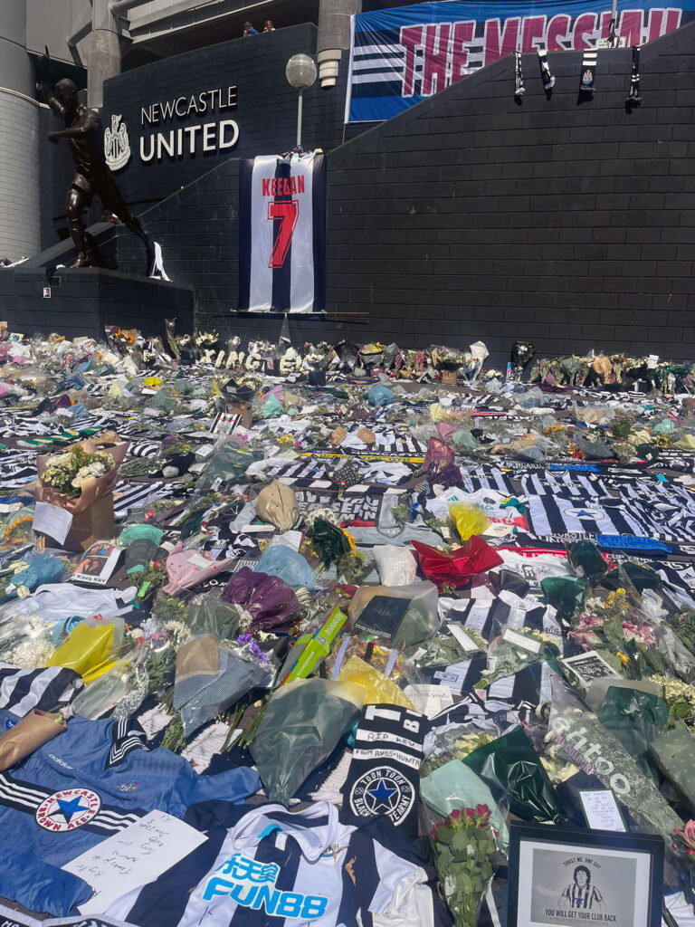 Kevin Keegan rinde homenaje al St James' Park Newcastle United