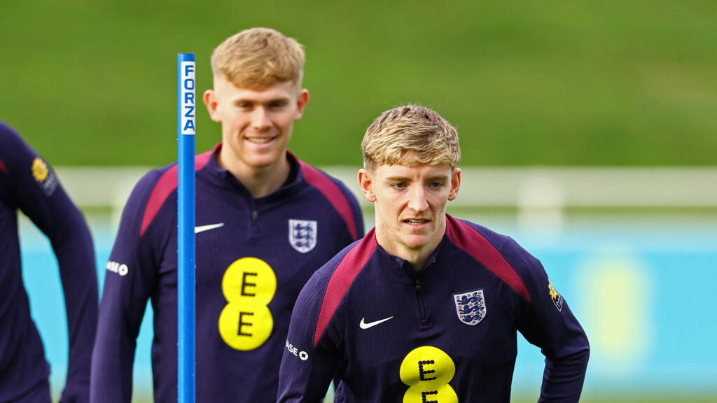 Lewis Hall Anthony Gordon England Training