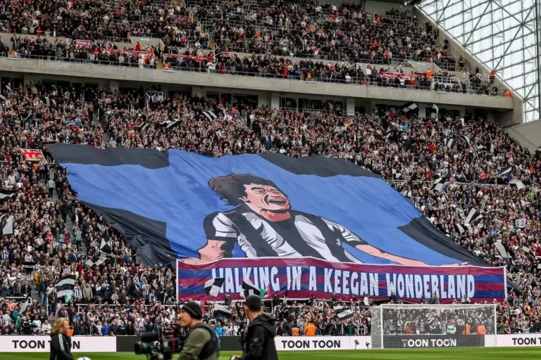 Kevin Keegan Flag Newcastle United Fans | Credit: SmartFrame Images | News Images