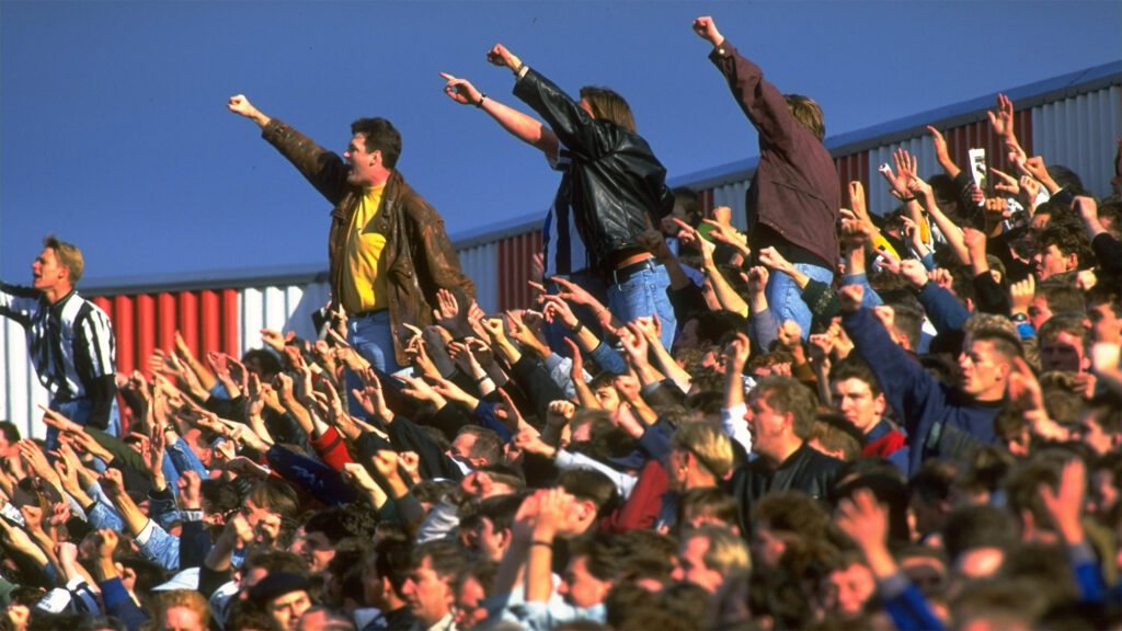 Newcastle Fans Roker Park Sunderland 1992