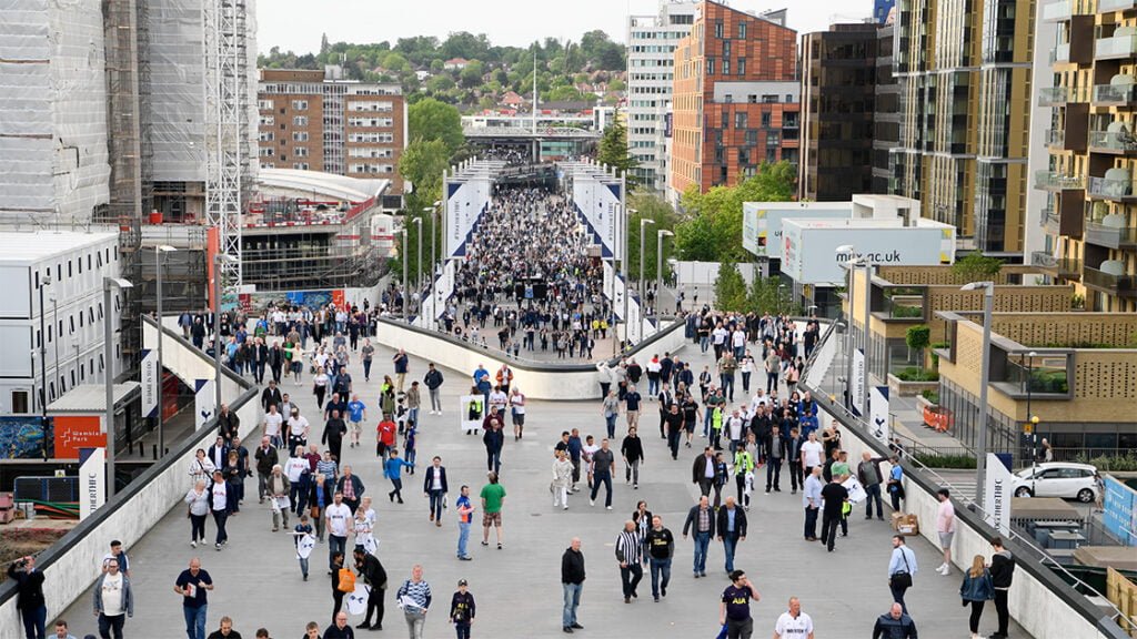 Newcastle Fans On Wembley Way Spurs 2018