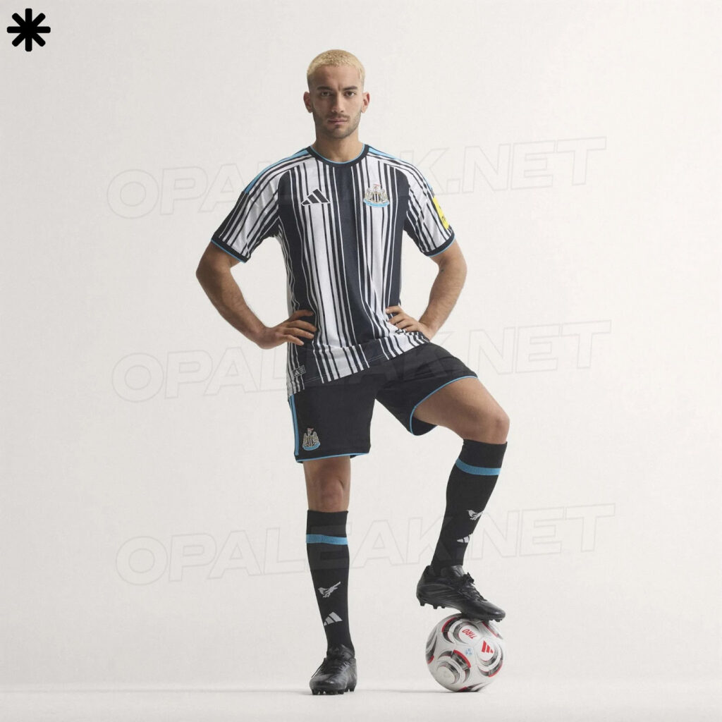 Vazou a faixa inicial do Newcastle United 2026-27