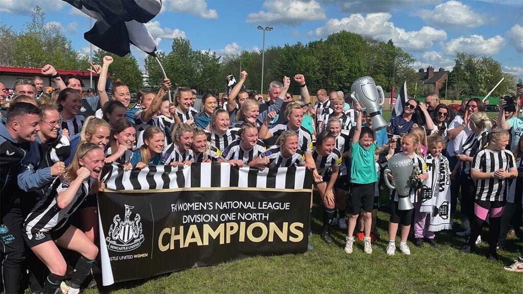 Newcastle United Womens FC Champions