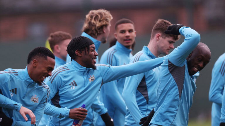 Newcastle United Players Training