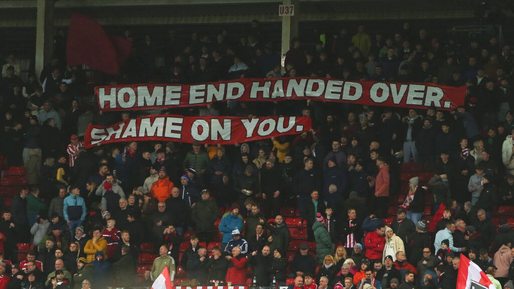 Sunderland Fans Banner Shame On You