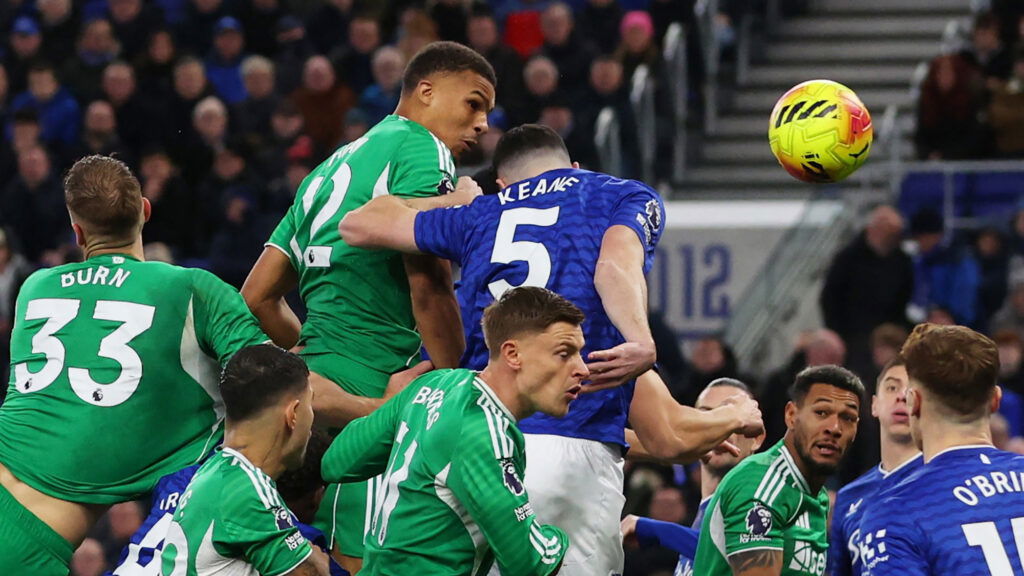 Malick Thiaw Newcastle Header Goal Everton