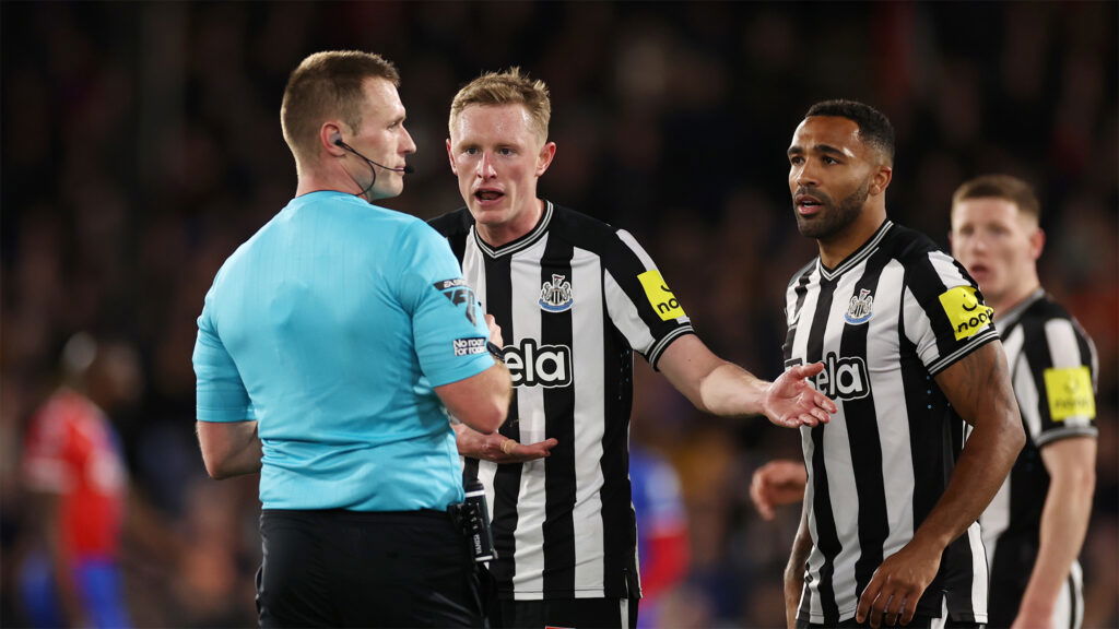 Tom Bramall Referee Sean Longstaff