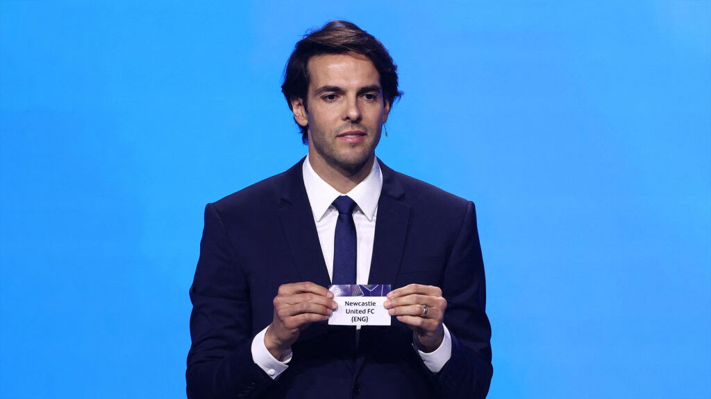 Sorteo de la UEFA Champions League Newcastle United FC Kaká