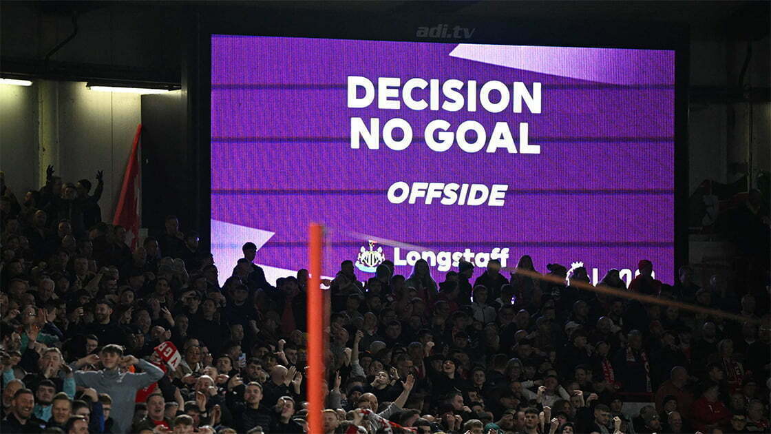 The irony! Premier League update sees further delay for fans waiting on VAR improvement