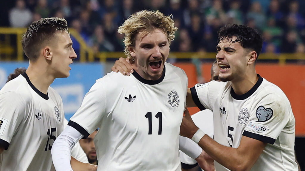 Nick Woltemade Goal Celebration Germany Pavlovic Schlotterbeck