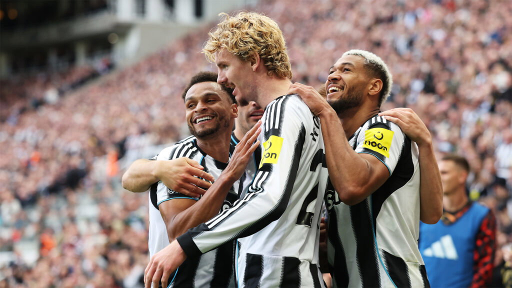 Nick Woltemade Object Celebration Newcastle United Jelinton Murphy