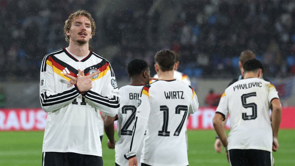 Nick Woltemade W Goal Celebration Germany