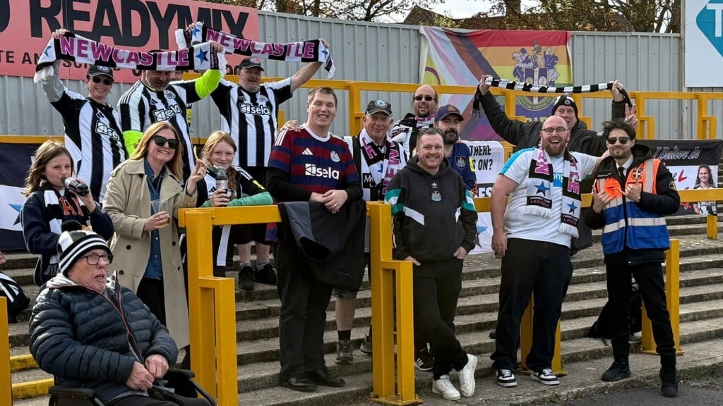 Newcastle Women Fans Away At Crystal Palace