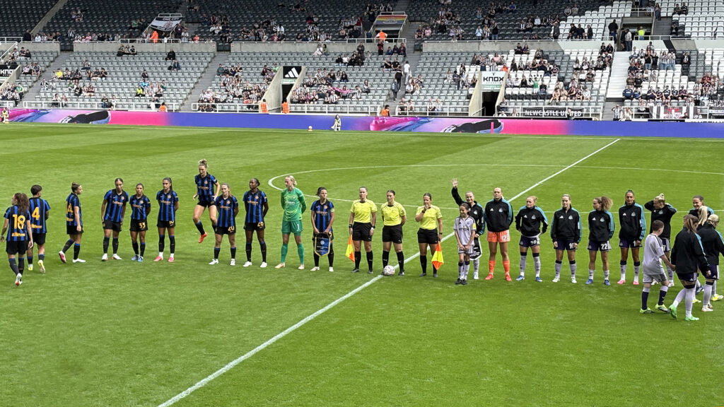 Newcastle Feminino x Inter de Milão pré-temporada St.