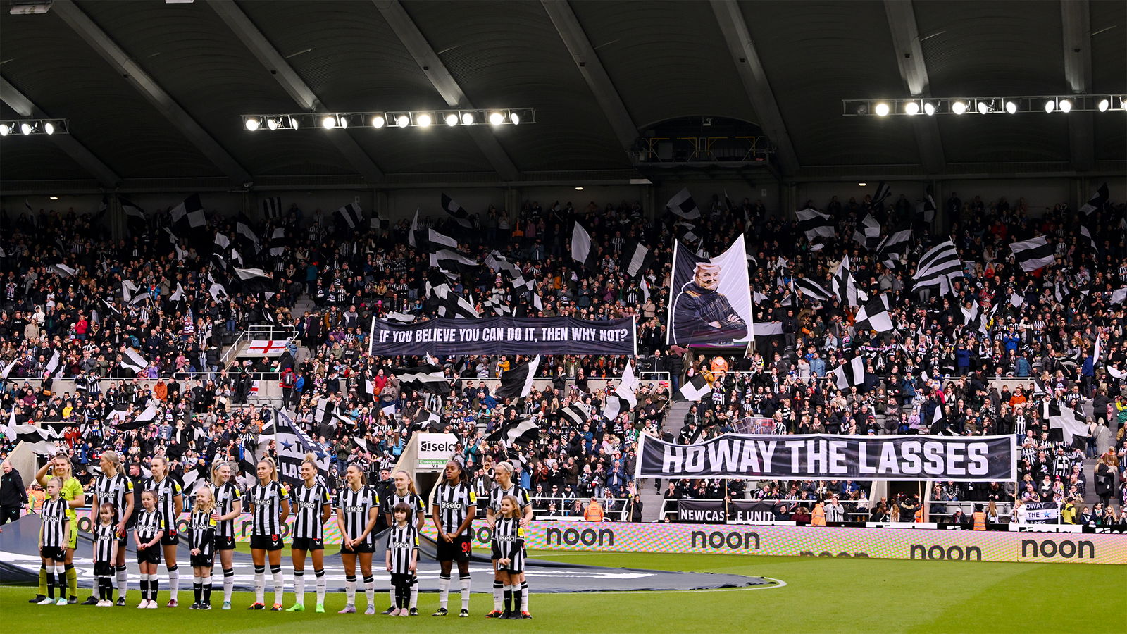 Newcastle United Women up for the cup and backed by travelling ...